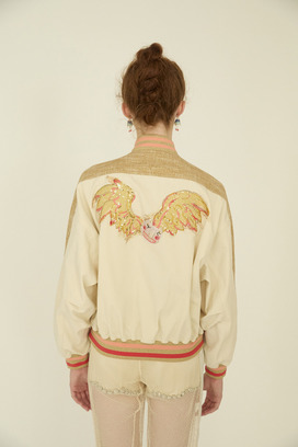 Angel Cat Denim Jacket 詳細画像