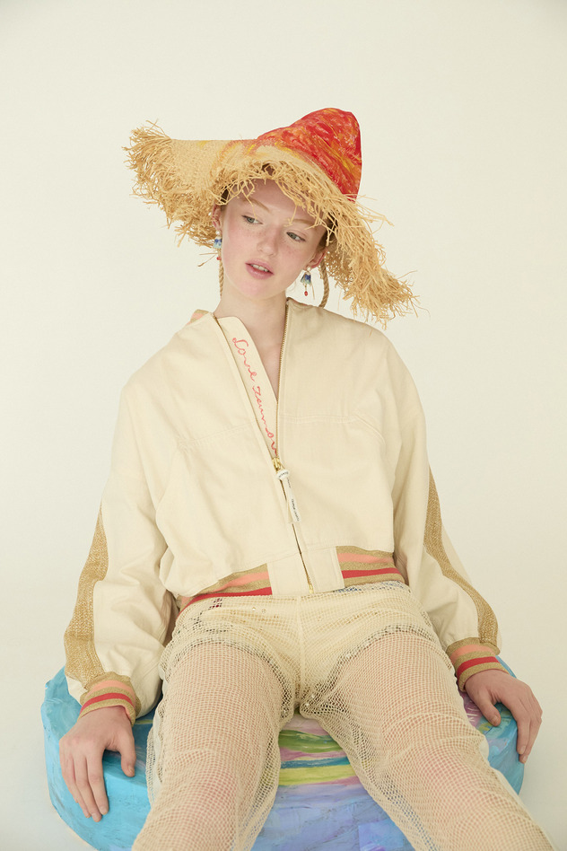 Angel Cat Denim Jacket 詳細画像 ivory 17