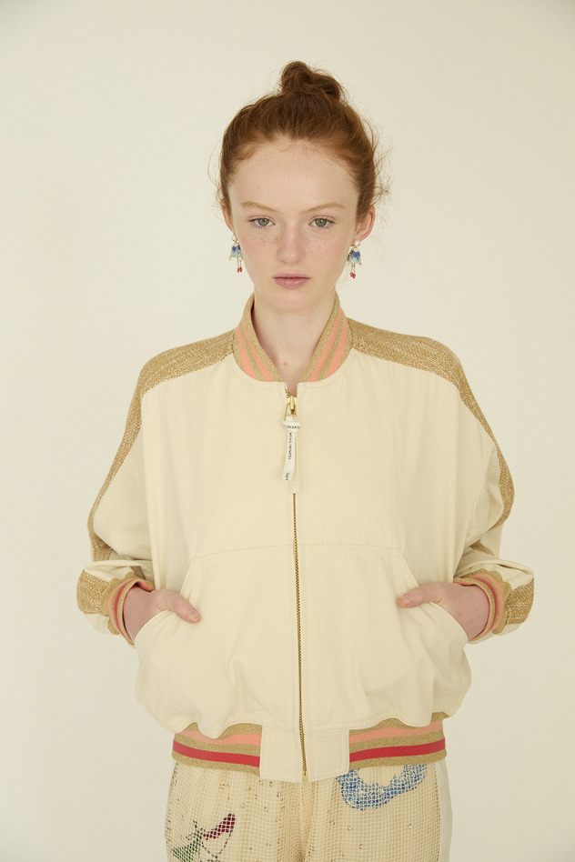 Angel Cat Denim Jacket 詳細画像 ivory 2