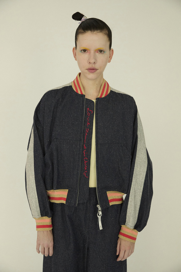 Angel Cat Denim Jacket 詳細画像 ivory 7