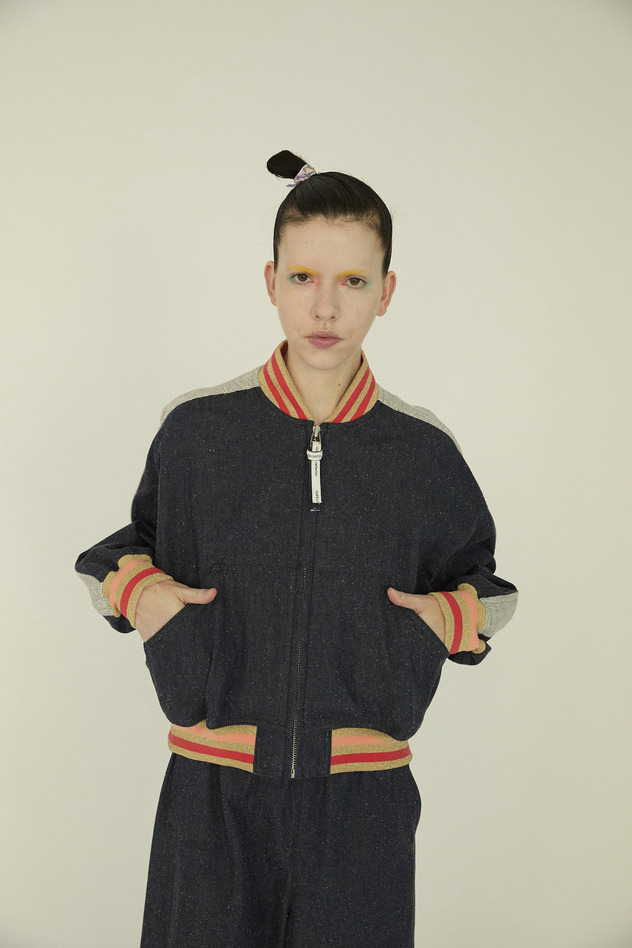 Angel Cat Denim Jacket 詳細画像 ivory 8