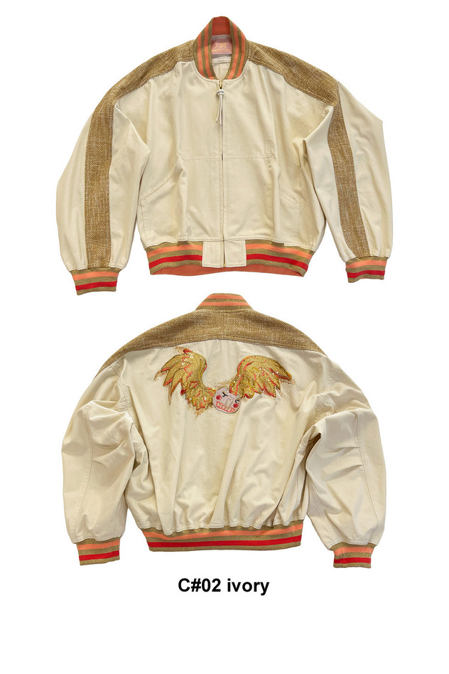 Angel Cat Denim Jacket 詳細画像 ivory 1