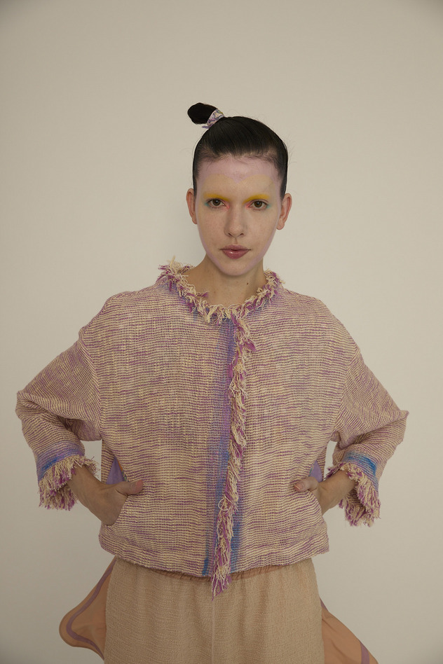 Cotton Karami Jacket 詳細画像 pink 2