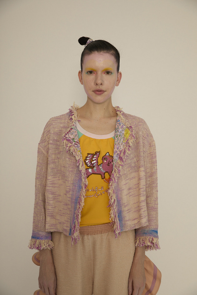 Cotton Karami Jacket 詳細画像 pink 3