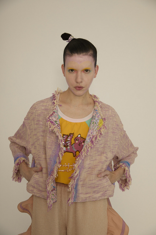 Cotton Karami Jacket 詳細画像 pink 4