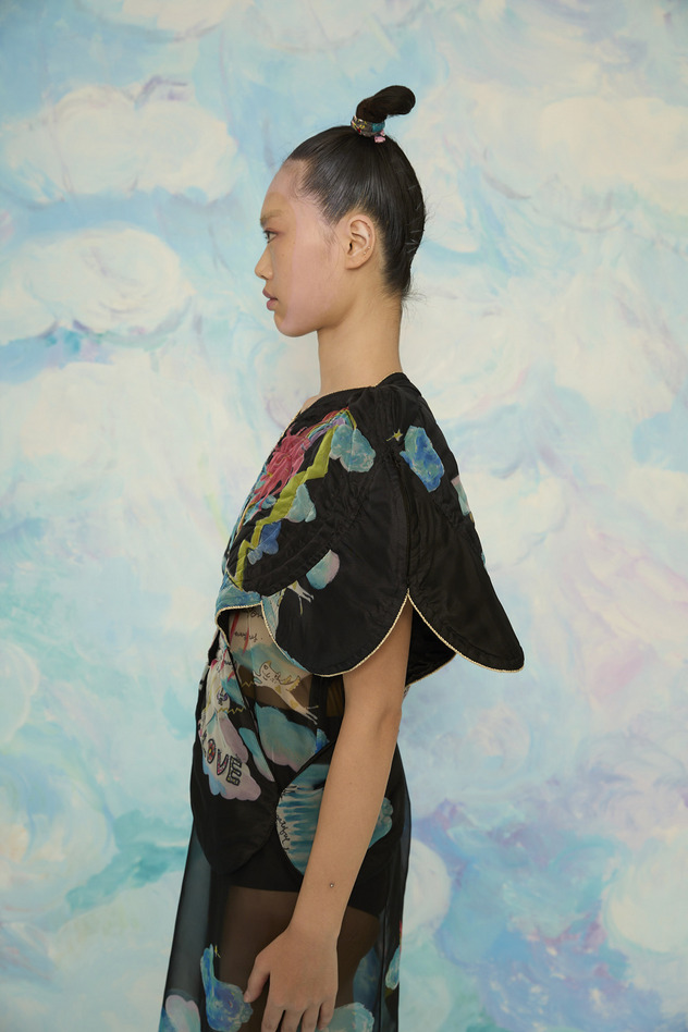 Cats Chair Organdy Vest 詳細画像 black 5