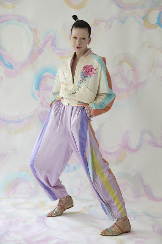 Happy Drawing Pants 詳細画像 lavender multi 10