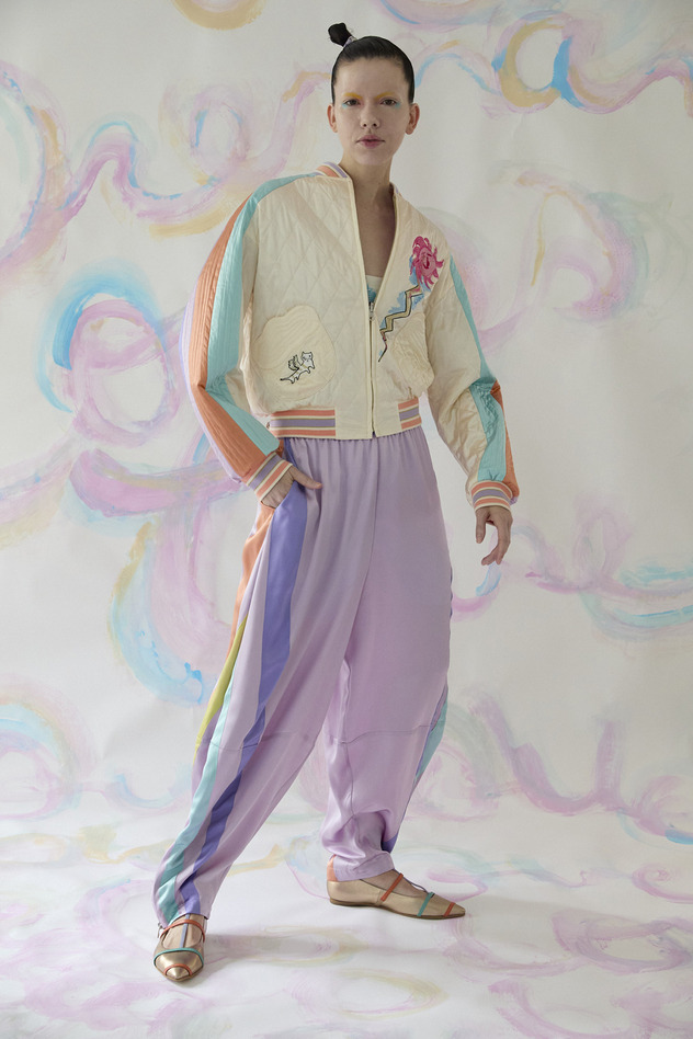 Happy Drawing Pants 詳細画像 lavender multi 11