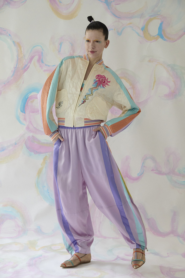 Happy Drawing Pants 詳細画像 lavender multi 12