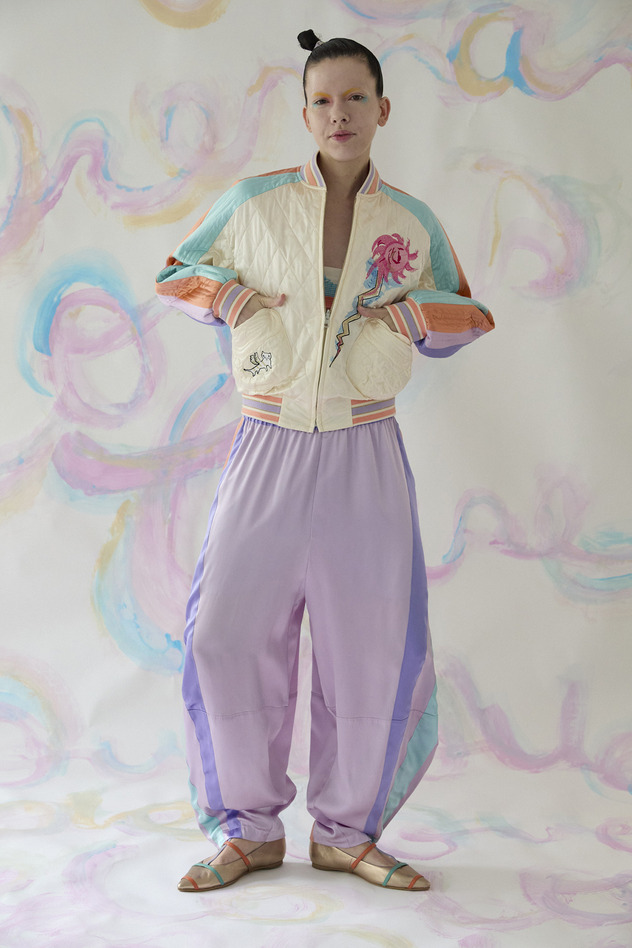 Happy Drawing Pants 詳細画像 lavender multi 13