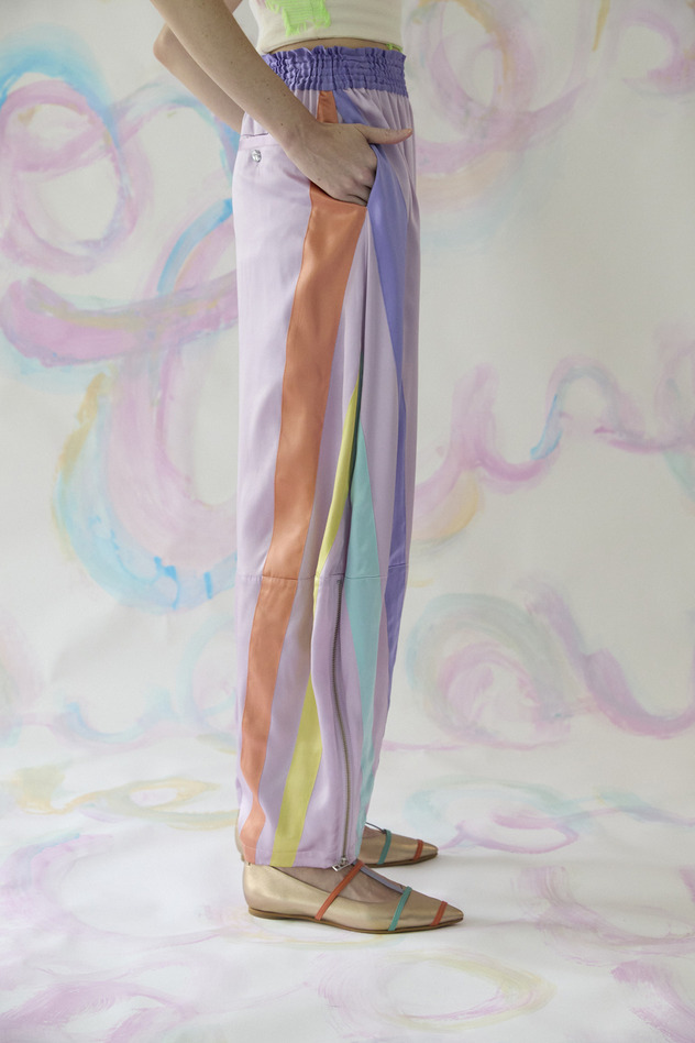 Happy Drawing Pants 詳細画像 lavender multi 3