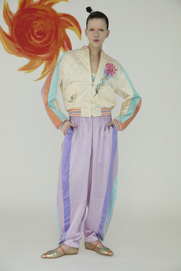 Happy Drawing Pants 詳細画像 lavender multi 9