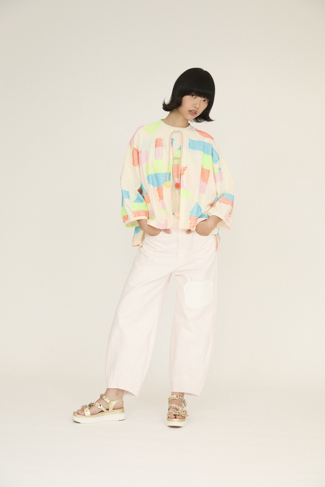 Pastel Denim Pants 詳細画像 off white 19