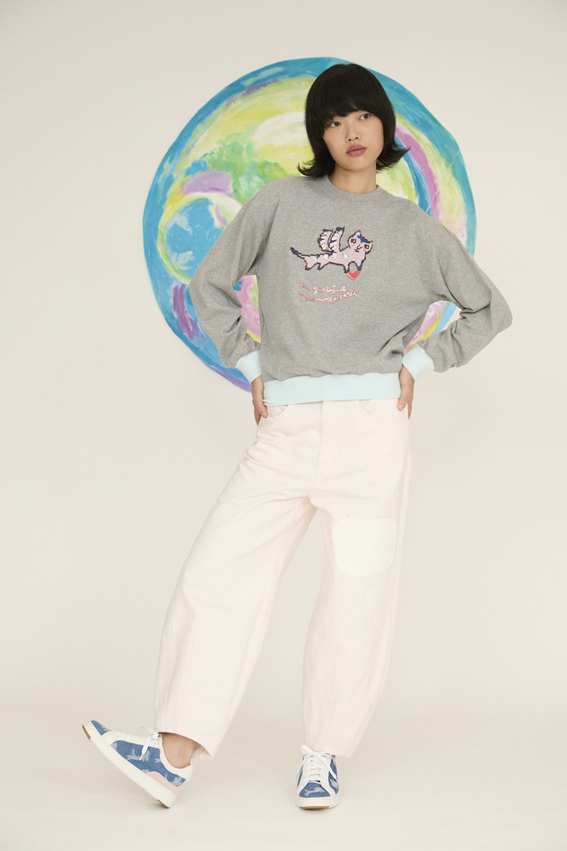 Pastel Denim Pants 詳細画像 off white 23