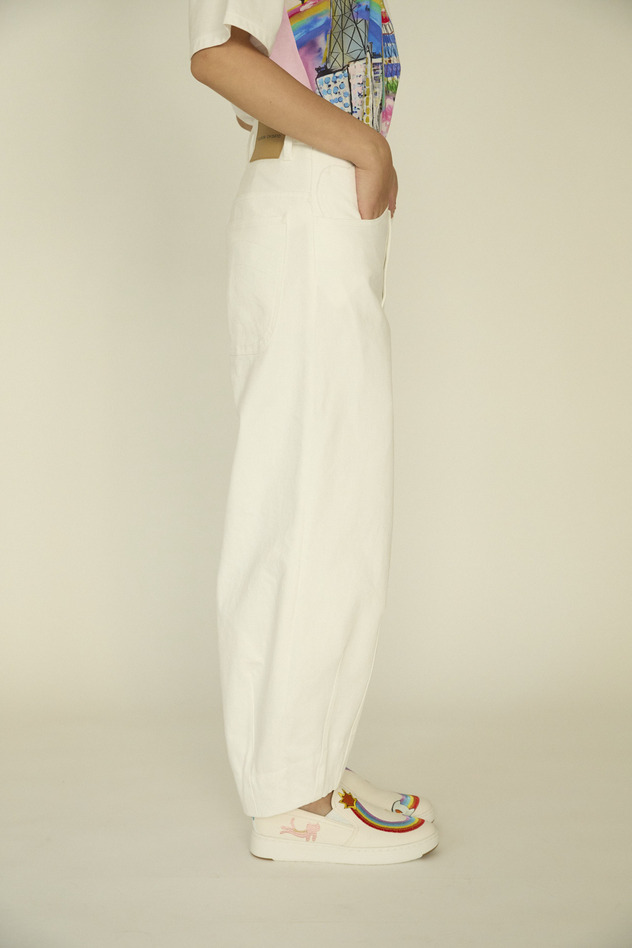 Pastel Denim Pants 詳細画像 off white 3