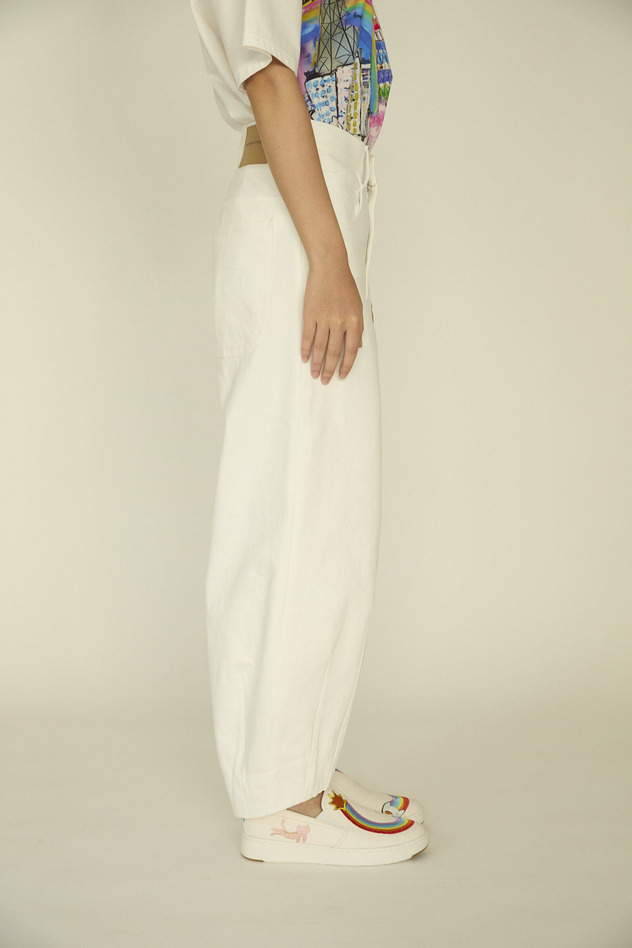 Pastel Denim Pants 詳細画像 off white 4