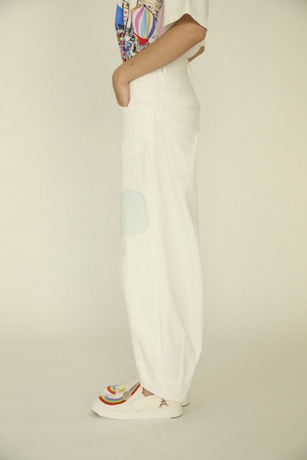 Pastel Denim Pants 詳細画像 off white 7