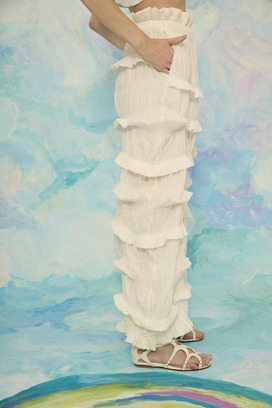 Stretch Border Pants 詳細画像