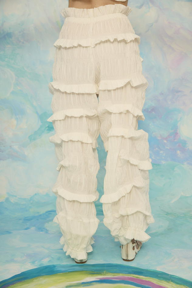 Stretch Border Pants 詳細画像 off white 6