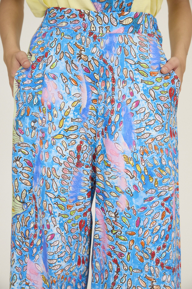 Dancing Fish Parade Pants 詳細画像 blue 12