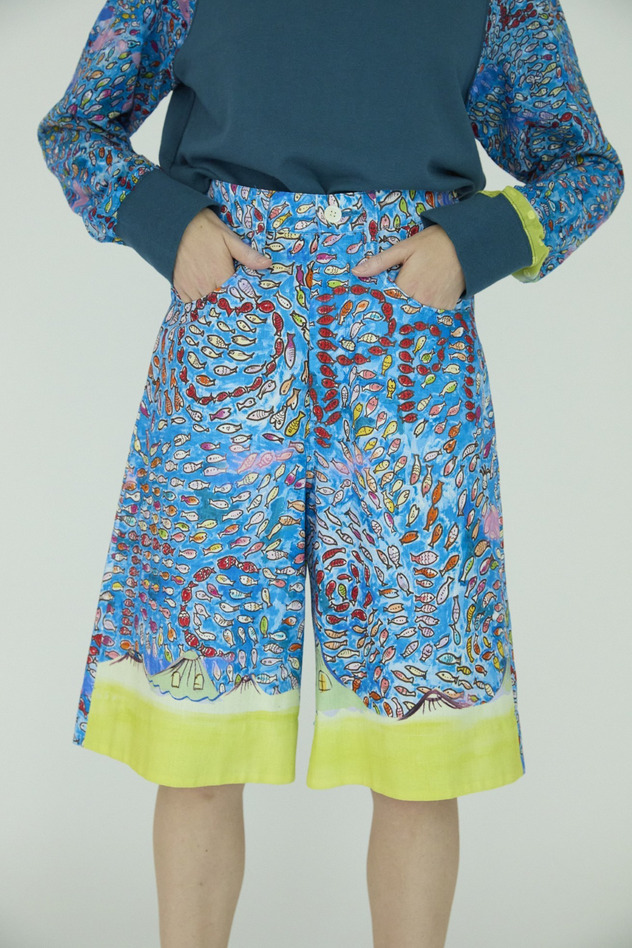 Dancing Fish Parade Pants 詳細画像 blue 2