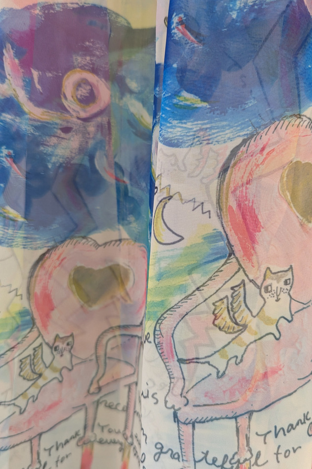 Cats Chair Organdy Pants 詳細画像 off white 6