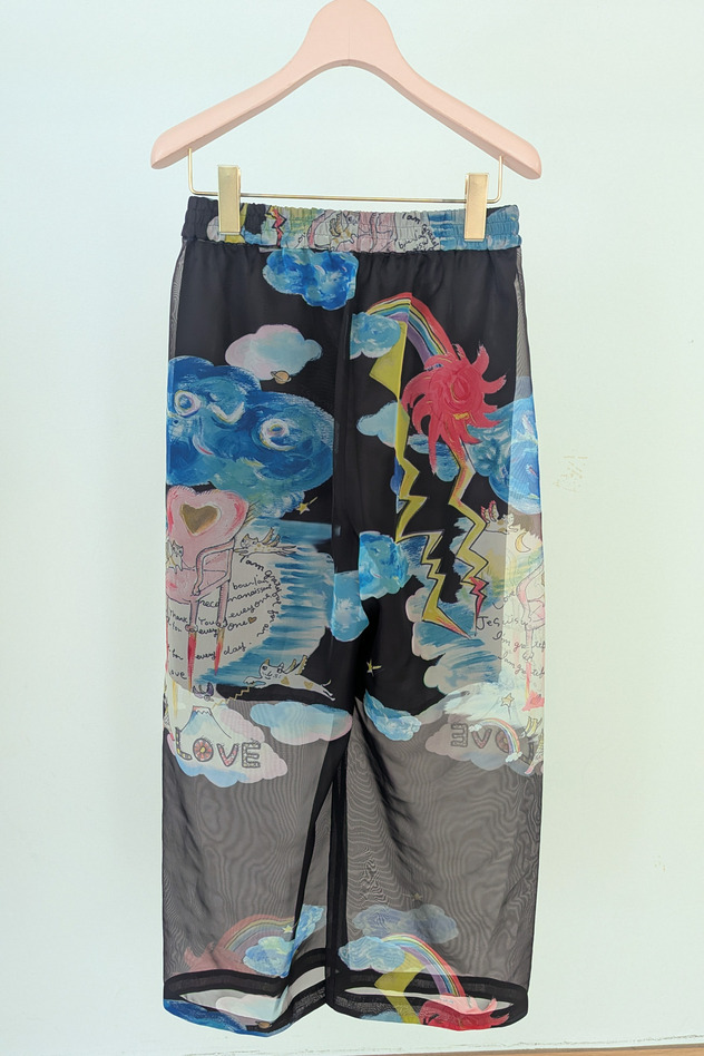 Cats Chair Organdy Pants 詳細画像 off white 8