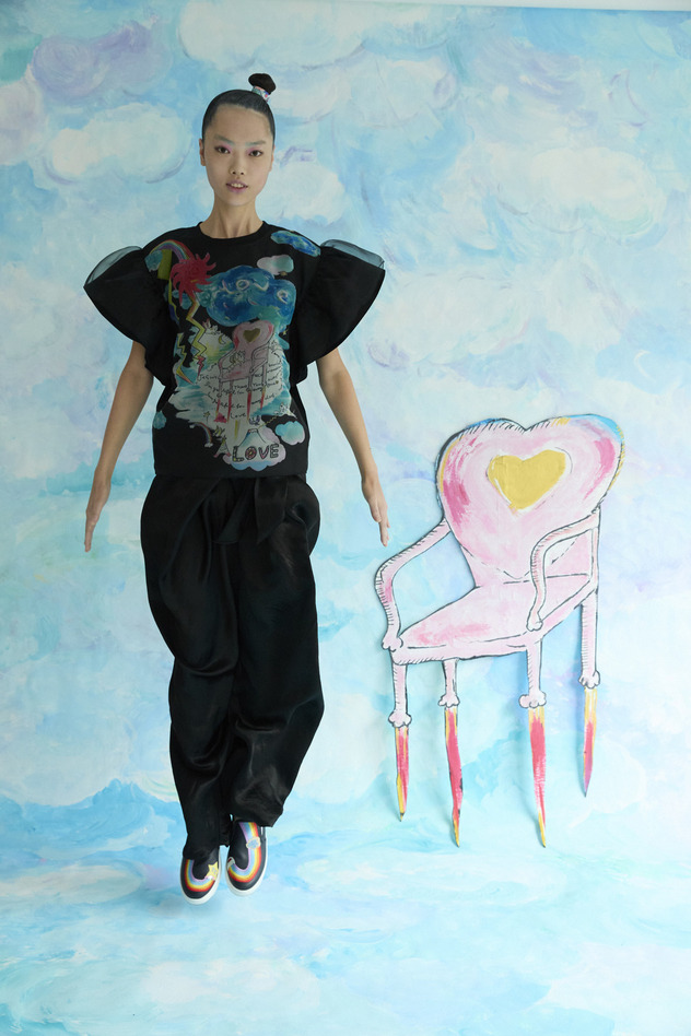 Satin Pants 詳細画像 black 9