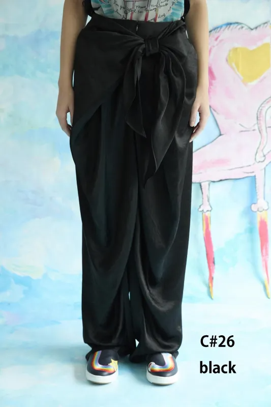 Satin Pants 詳細画像 black 1