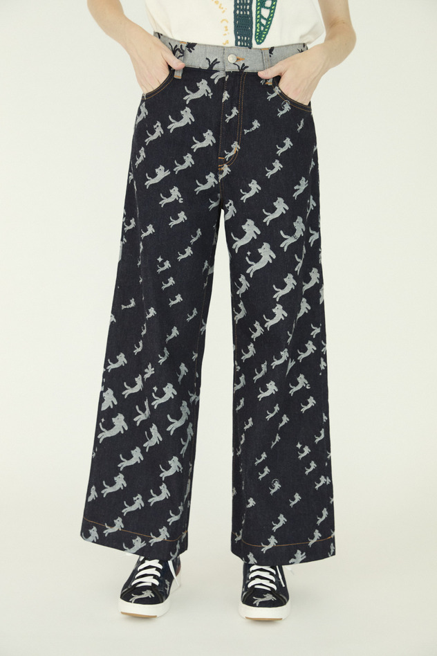 Kiraneko JQ Denim Pants 詳細画像 navy 1