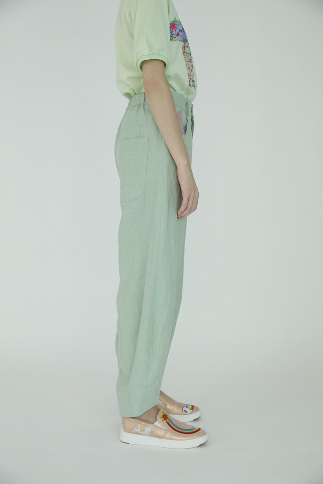 Japan Linen Pants 詳細画像 off white 13