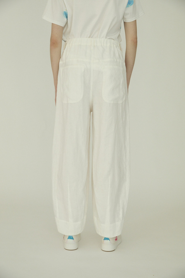 Japan Linen Pants 詳細画像 off white 5