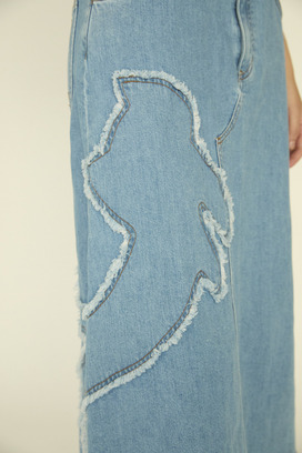 Cat Denim Skirt 詳細画像