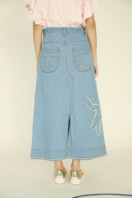 Cat Denim Skirt 詳細画像