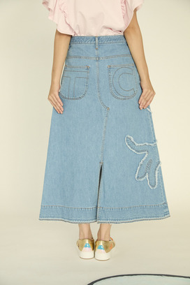 Cat Denim Skirt 詳細画像