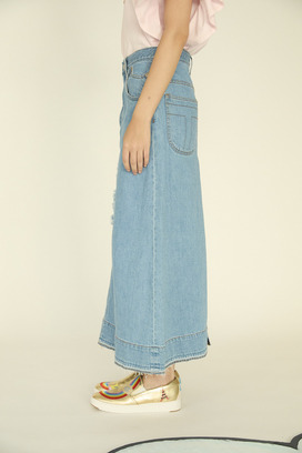 Cat Denim Skirt 詳細画像