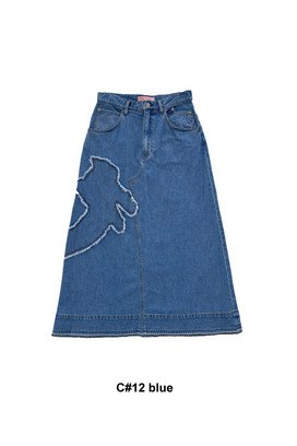 Cat Denim Skirt 詳細画像