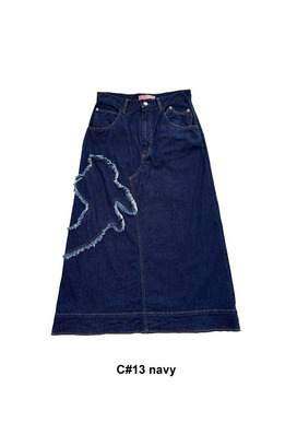 Cat Denim Skirt 詳細画像