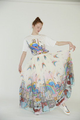 Tokyo Cats Skirt 詳細画像