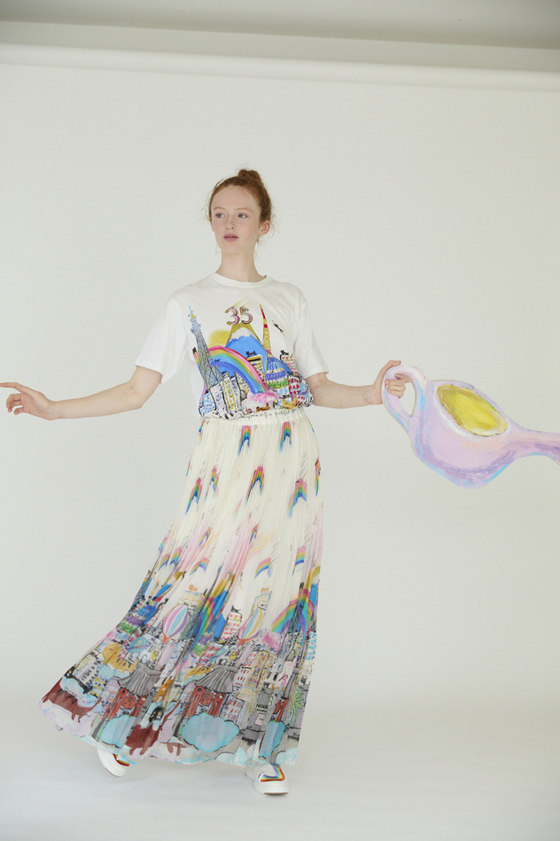 Tokyo Cats Skirt 詳細画像 off white 16