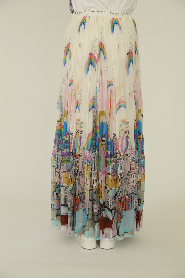 Tokyo Cats Skirt 詳細画像 off white 2