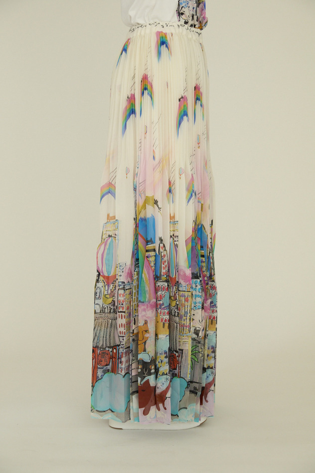 Tokyo Cats Skirt 詳細画像 off white 4