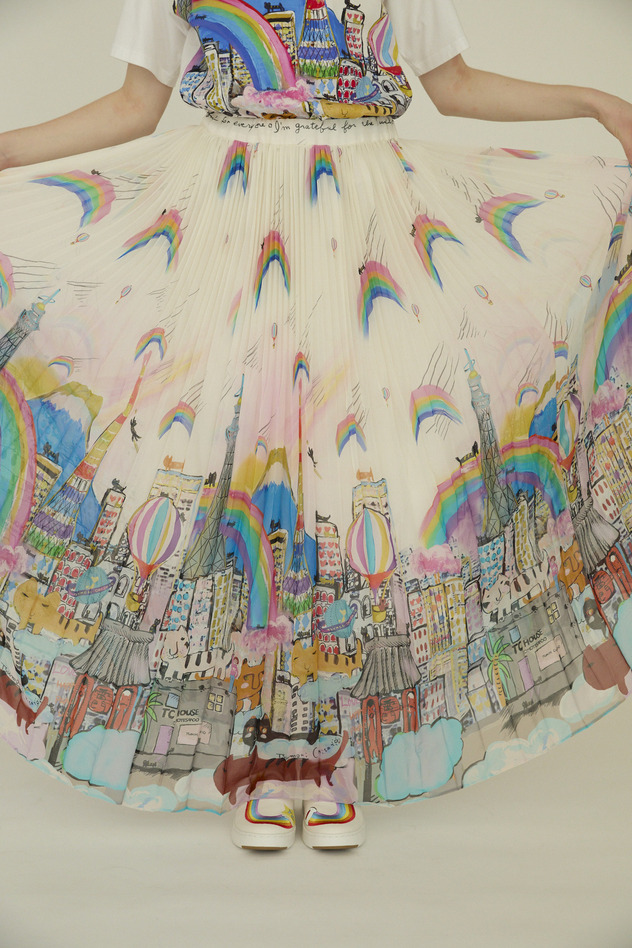 Tokyo Cats Skirt 詳細画像 off white 5