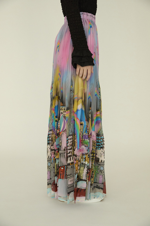 Tokyo Cats Skirt 詳細画像 off white 7