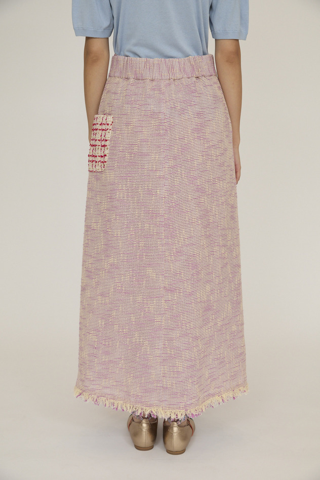 Cotton Karami Skirt 詳細画像 pink 4