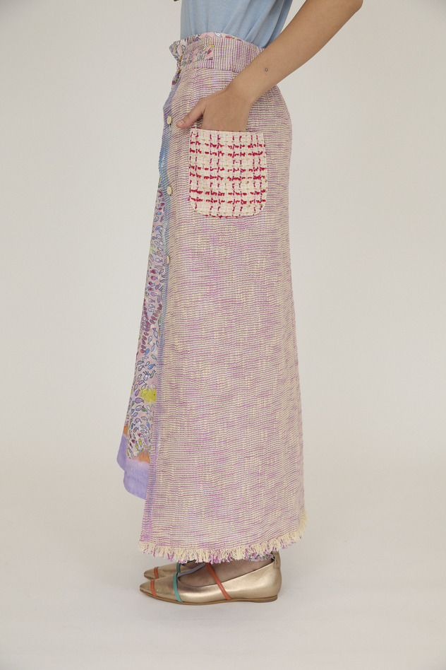 Cotton Karami Skirt 詳細画像 pink 6