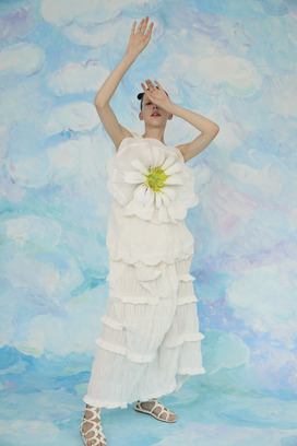 Stretch Border Skirt 詳細画像