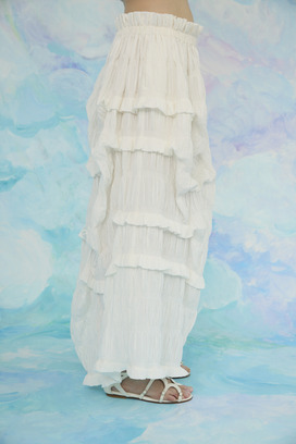 Stretch Border Skirt 詳細画像