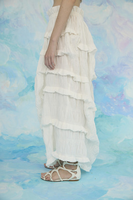 Stretch Border Skirt 詳細画像