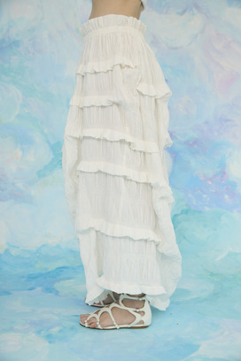 Stretch Border Skirt 詳細画像